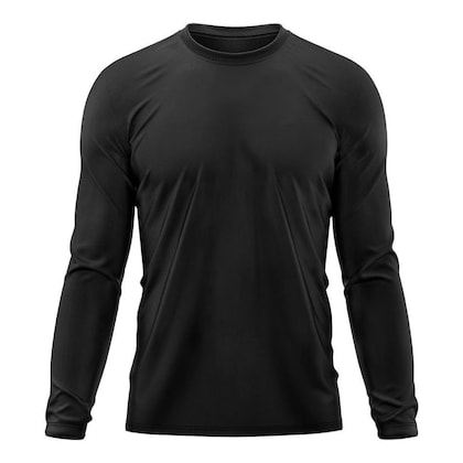 Camiseta Manga Longa Adriben Dry Fit Proteção Solar UV 50/ Treino Academia - Masculina