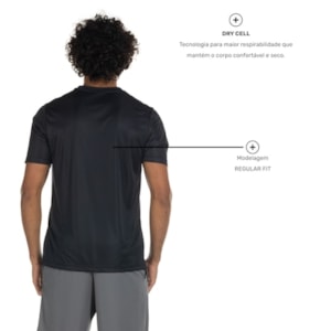 Camiseta Puma Manga Curta Active Small Logo - Masculina